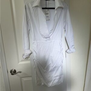 Elegant White Women's Dress